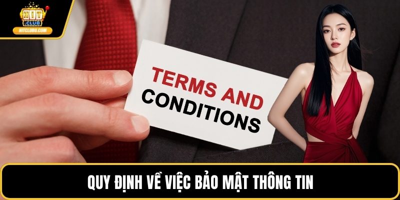 Quy định về việc bảo mật thông tin